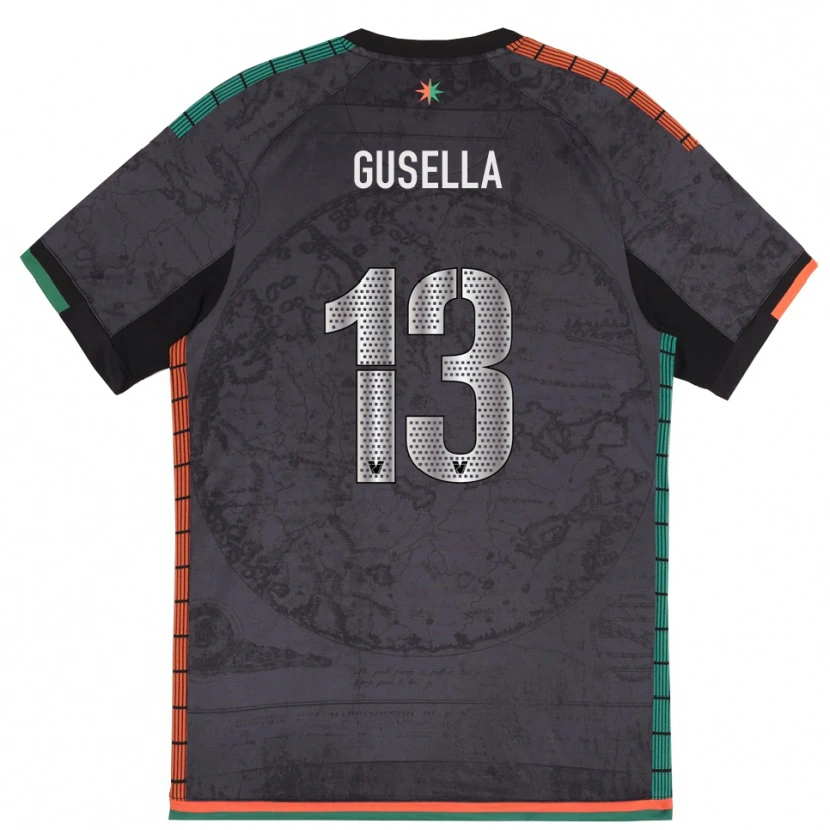Danxen Damen Pietro Gusella #13 Dunkelgrau Heimtrikot Trikot 2025/26 T-Shirt