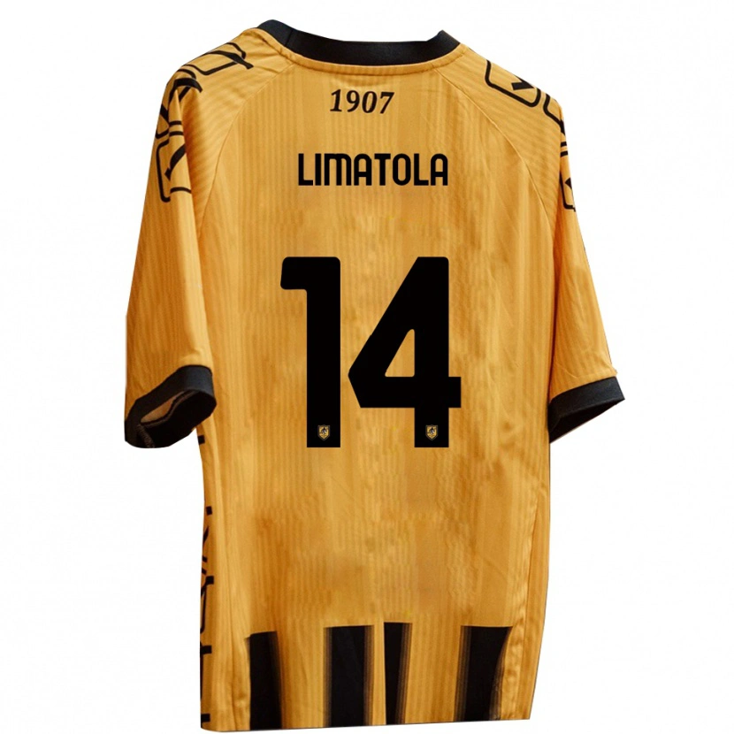 Danxen Damen Luigi Limatola #14 Gelb Schwarz Heimtrikot Trikot 2025/26 T-Shirt
