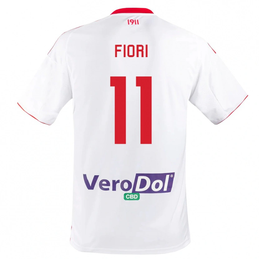 Danxen Damen Antonio Fiori #11 Weiß Rot Heimtrikot Trikot 2025/26 T-Shirt