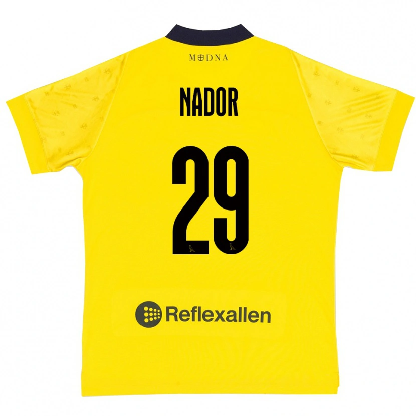 Danxen Damen Steven Nador #29 Gelb Marineblau Heimtrikot Trikot 2025/26 T-Shirt