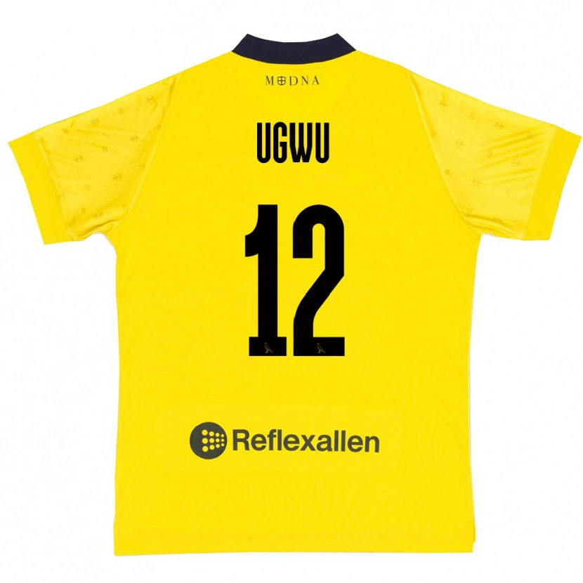 Danxen Damen Ferdinand Ugwu #12 Gelb Marineblau Heimtrikot Trikot 2025/26 T-Shirt