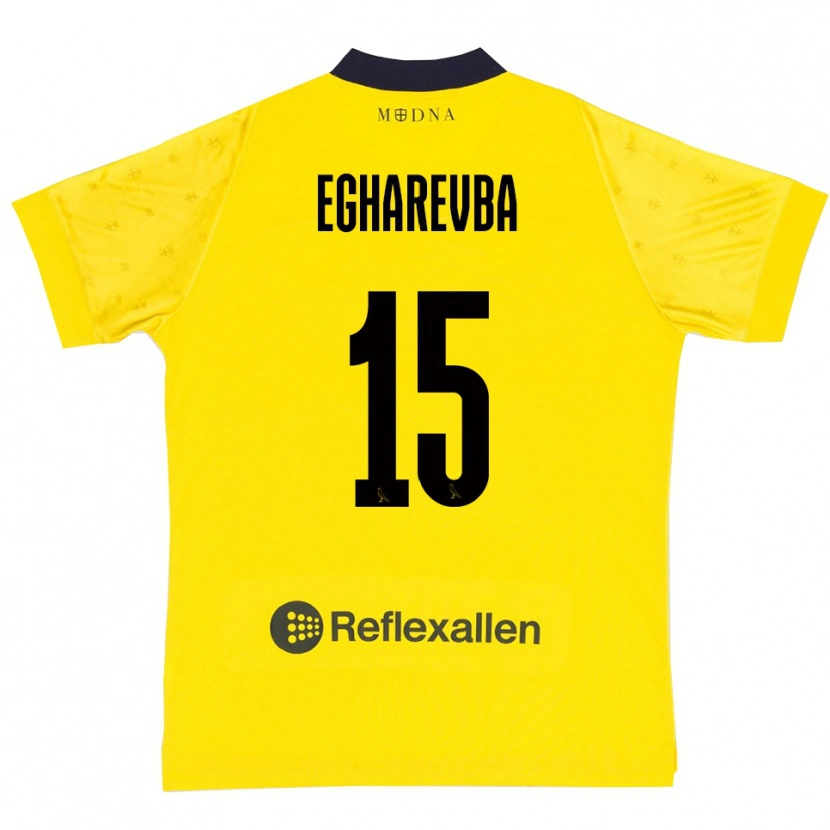 Danxen Damen Treasure Egharevba #15 Gelb Marineblau Heimtrikot Trikot 2025/26 T-Shirt