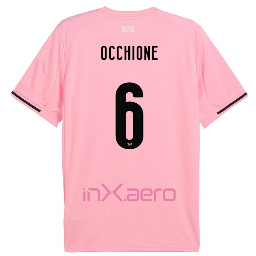 Danxen Damen Andrea Occhione #6 Pink Schwarz Heimtrikot Trikot 2025/26 T-Shirt