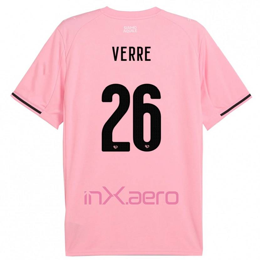 Danxen Damen Valerio Verre #26 Pink Schwarz Heimtrikot Trikot 2025/26 T-Shirt