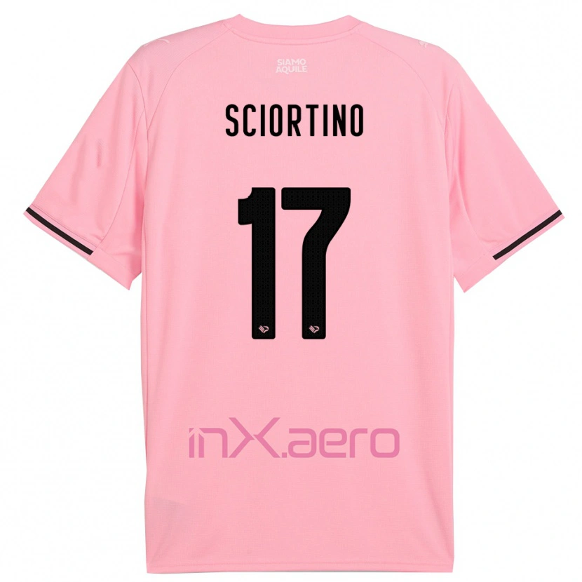 Danxen Damen Riccardo Sciortino #17 Pink Schwarz Heimtrikot Trikot 2025/26 T-Shirt