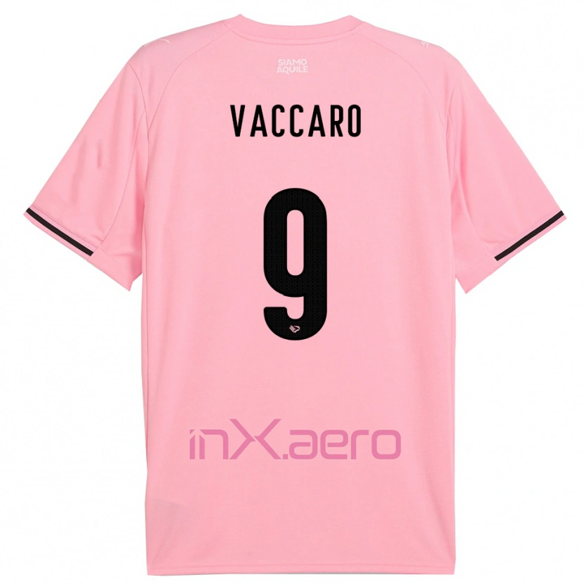 Danxen Damen Christian Vaccaro #9 Pink Schwarz Heimtrikot Trikot 2025/26 T-Shirt