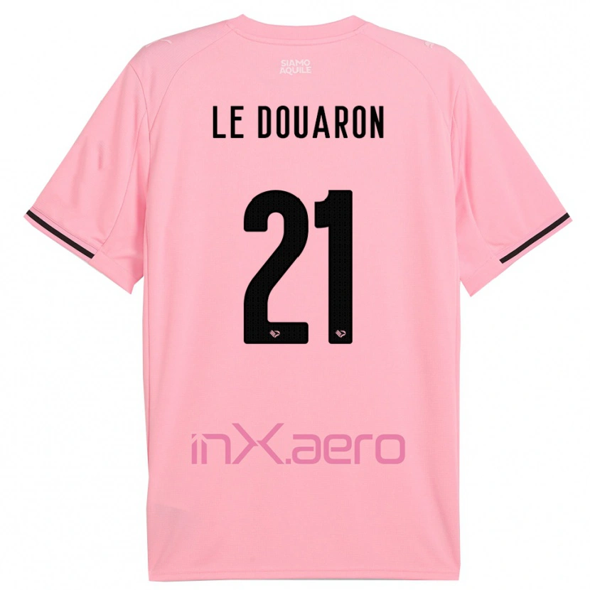 Danxen Damen Jérémy Le Douaron #21 Pink Schwarz Heimtrikot Trikot 2025/26 T-Shirt