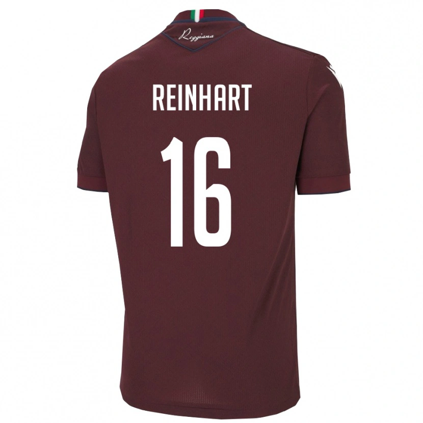 Danxen Damen Tobías Reinhart #16 Burgund Weiß Heimtrikot Trikot 2025/26 T-Shirt