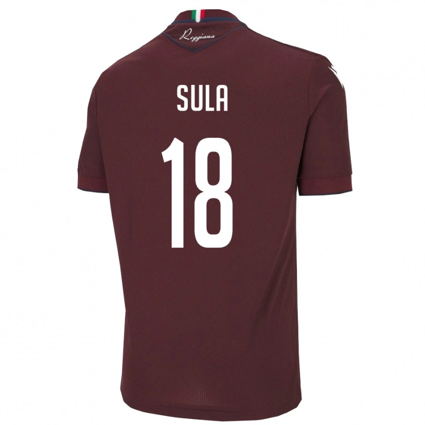 Danxen Damen Joel Sula #18 Burgund Weiß Heimtrikot Trikot 2025/26 T-Shirt