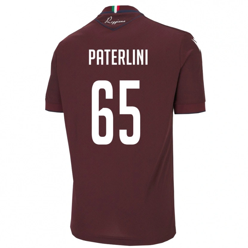 Danxen Damen Federico Paterlini #65 Burgund Weiß Heimtrikot Trikot 2025/26 T-Shirt