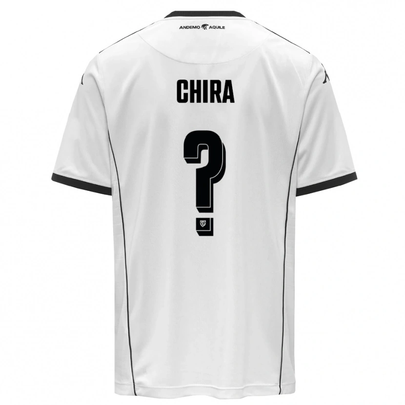 Danxen Damen Alessandro Chira #0 Weiß Schwarz Heimtrikot Trikot 2025/26 T-Shirt
