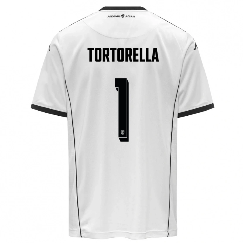 Danxen Damen Diego Tortorella #1 Weiß Schwarz Heimtrikot Trikot 2025/26 T-Shirt