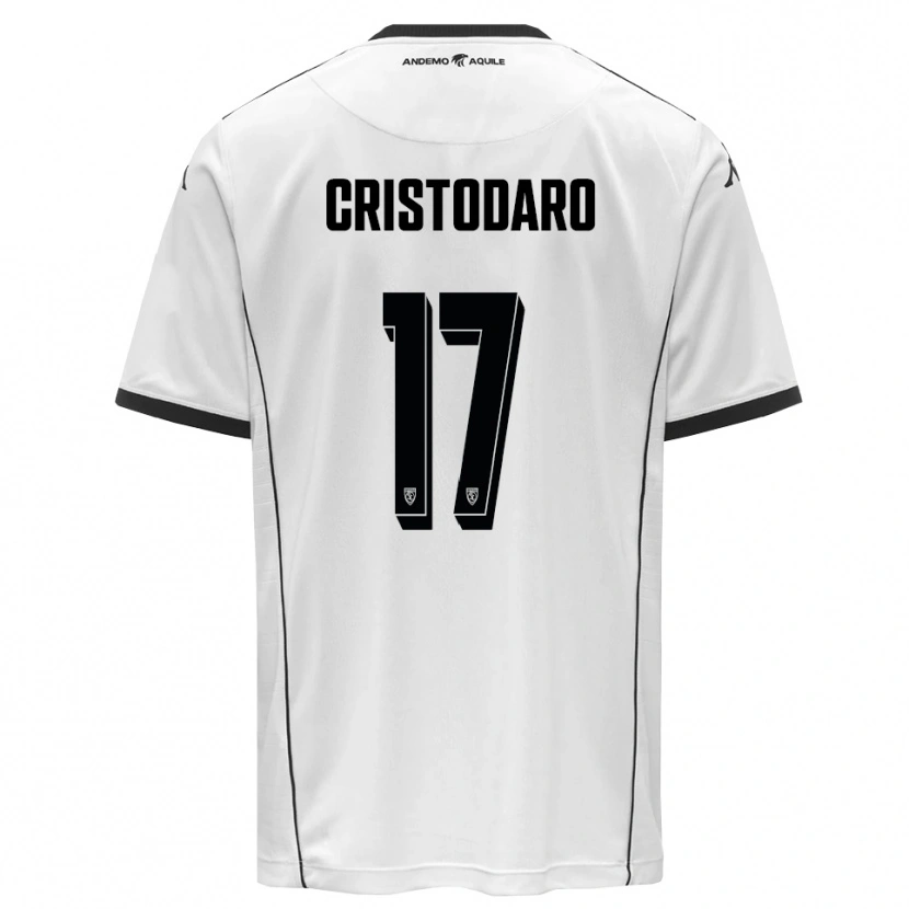 Danxen Damen Lorenzo Cristodaro #17 Weiß Schwarz Heimtrikot Trikot 2025/26 T-Shirt