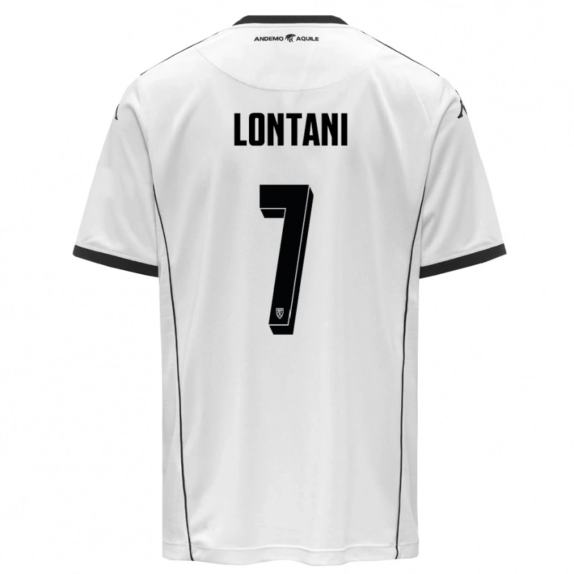 Danxen Damen Matteo Lontani #7 Weiß Schwarz Heimtrikot Trikot 2025/26 T-Shirt