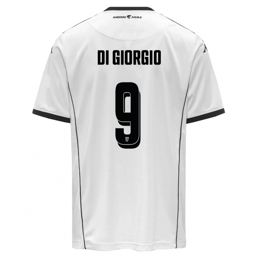 Danxen Damen Riccardo Di Giorgio #9 Weiß Schwarz Heimtrikot Trikot 2025/26 T-Shirt