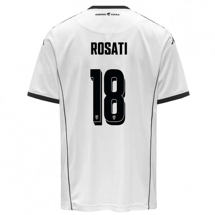 Danxen Damen Riccardo Rosati #18 Weiß Schwarz Heimtrikot Trikot 2025/26 T-Shirt