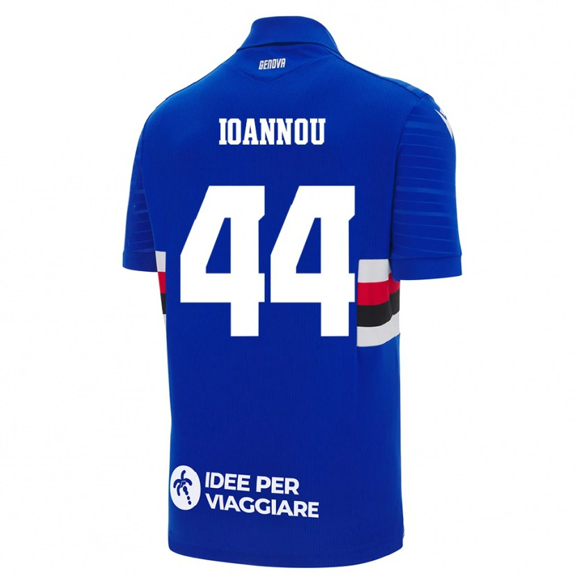 Danxen Damen Nikolas Ioannou #44 Blau Weiß Heimtrikot Trikot 2025/26 T-Shirt