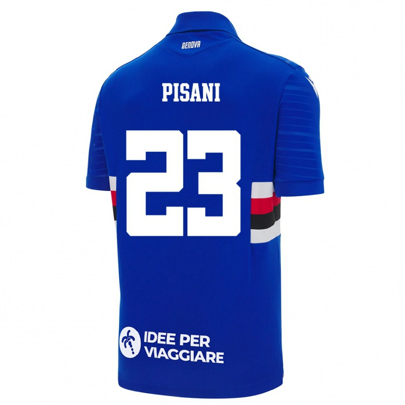 Danxen Damen Elena Pisani #23 Blau Weiß Heimtrikot Trikot 2025/26 T-Shirt