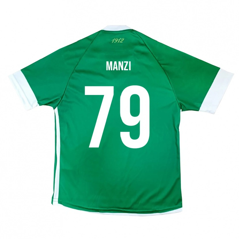 Danxen Damen Claudio Manzi #79 Grün Weiß Heimtrikot Trikot 2025/26 T-Shirt