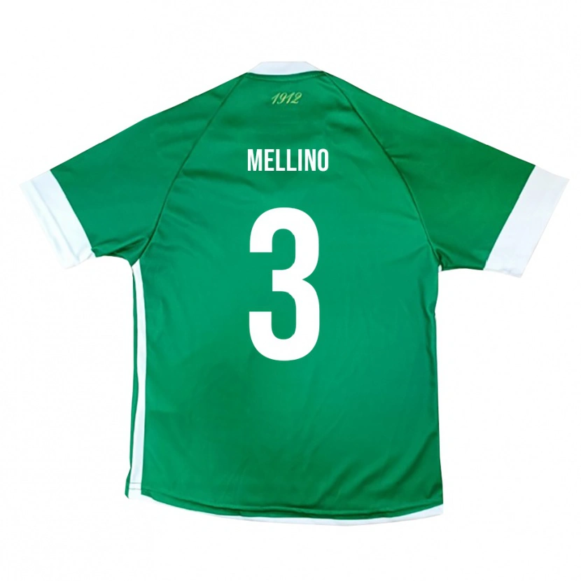 Danxen Damen Carlo Mellino #3 Grün Weiß Heimtrikot Trikot 2025/26 T-Shirt