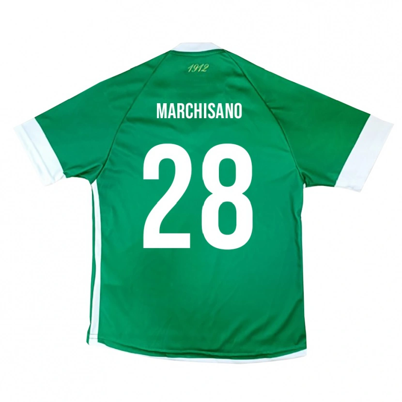 Danxen Damen Matteo Marchisano #28 Grün Weiß Heimtrikot Trikot 2025/26 T-Shirt