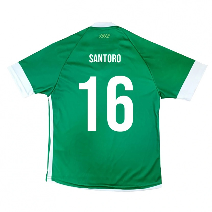 Danxen Damen Vittorio Santoro #16 Grün Weiß Heimtrikot Trikot 2025/26 T-Shirt