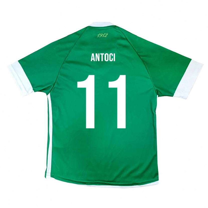 Danxen Damen Matteo Antoci #11 Grün Weiß Heimtrikot Trikot 2025/26 T-Shirt