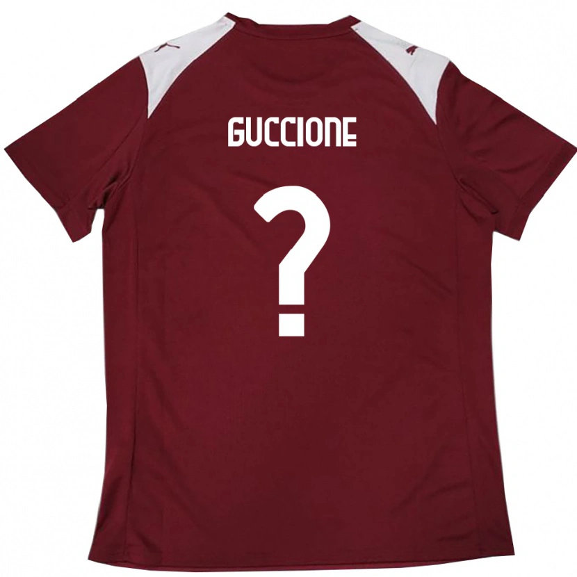 Danxen Damen Niccolò Guccione #0 Burgunderrot Weiß Heimtrikot Trikot 2025/26 T-Shirt