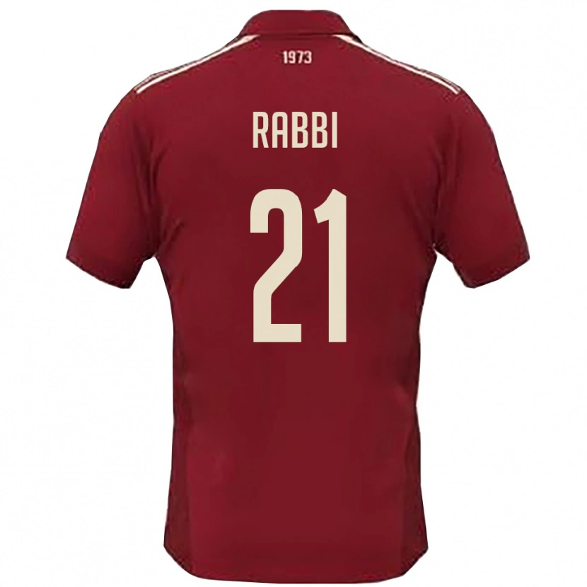 Danxen Damen Simone Rabbi #21 Burgunderrot Weiß Heimtrikot Trikot 2025/26 T-Shirt
