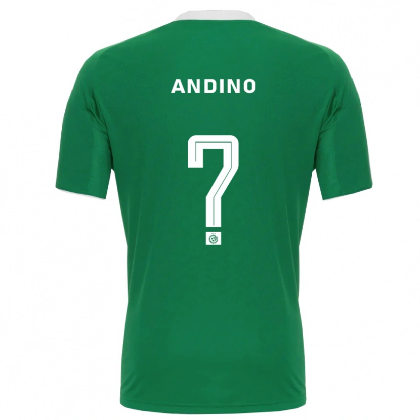 Danxen Damen Ange Andino #0 Grün Weiß Heimtrikot Trikot 2025/26 T-Shirt