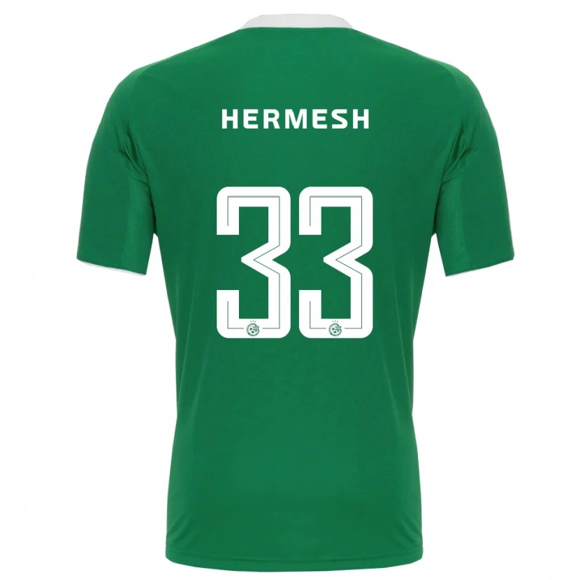 Danxen Damen Liam Hermesh #33 Grün Weiß Heimtrikot Trikot 2025/26 T-Shirt