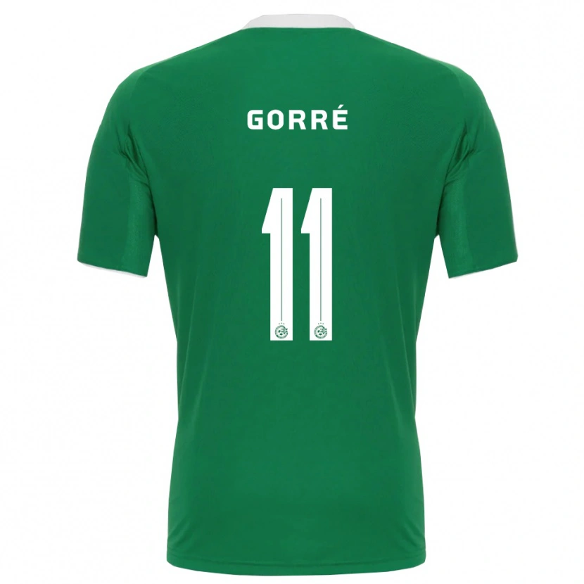 Danxen Damen Kenji Gorré #11 Grün Weiß Heimtrikot Trikot 2025/26 T-Shirt