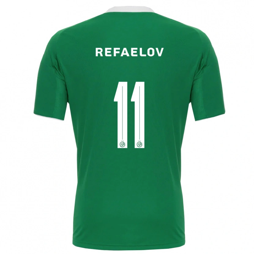 Danxen Damen Lior Refaelov #11 Grün Weiß Heimtrikot Trikot 2025/26 T-Shirt
