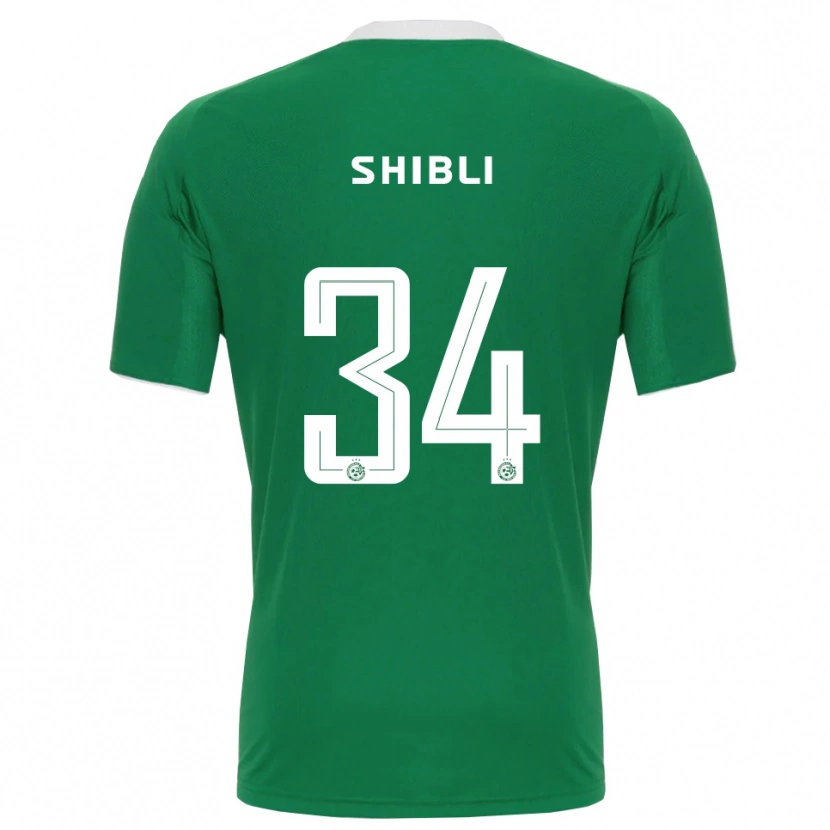 Danxen Damen Hamza Shibli #34 Grün Weiß Heimtrikot Trikot 2025/26 T-Shirt