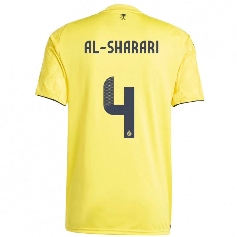 Danxen Damen Nader Al-Sharari #4 Gelb Schwarz Heimtrikot Trikot 2025/26 T-Shirt