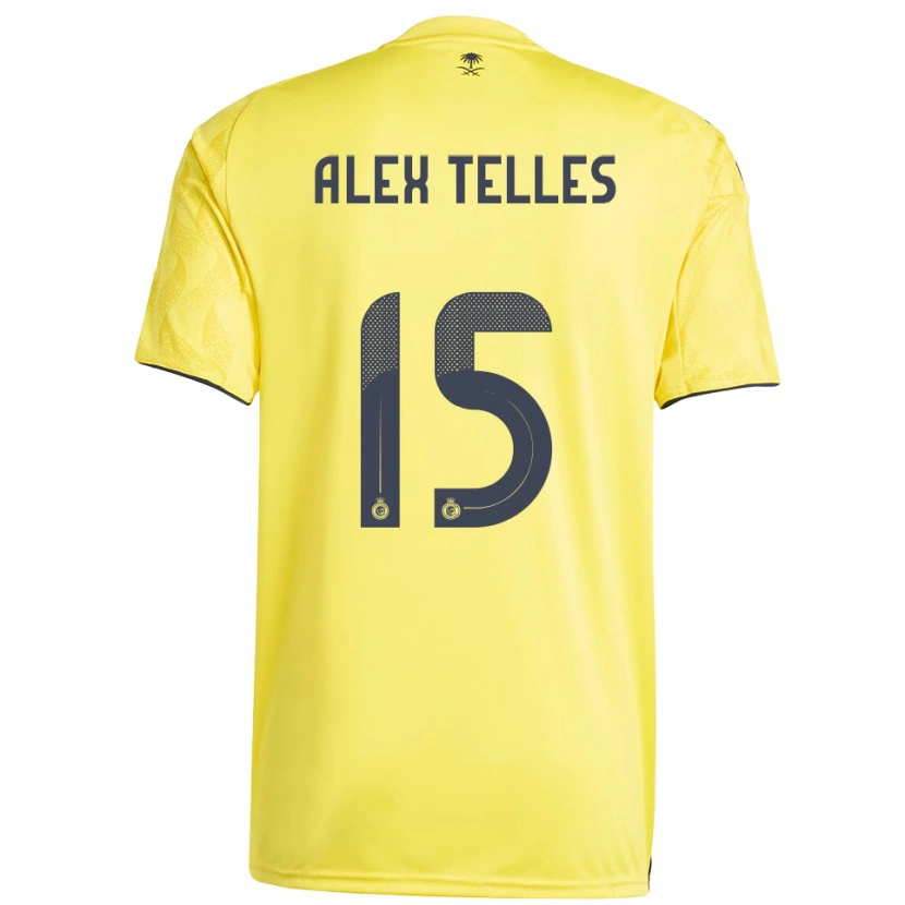 Danxen Damen Alex Telles #15 Gelb Schwarz Heimtrikot Trikot 2025/26 T-Shirt