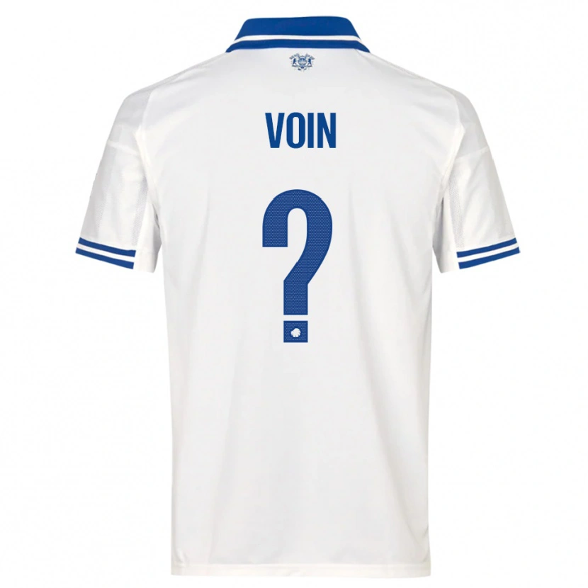 Danxen Damen Simon Voin #0 Weiß Blau Heimtrikot Trikot 2025/26 T-Shirt