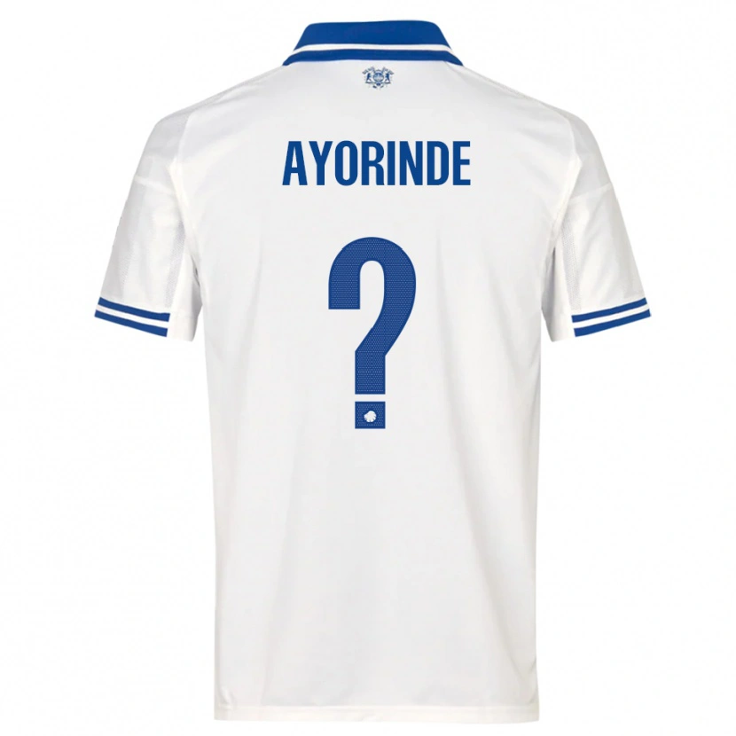 Danxen Damen Noah Ayorinde #0 Weiß Blau Heimtrikot Trikot 2025/26 T-Shirt