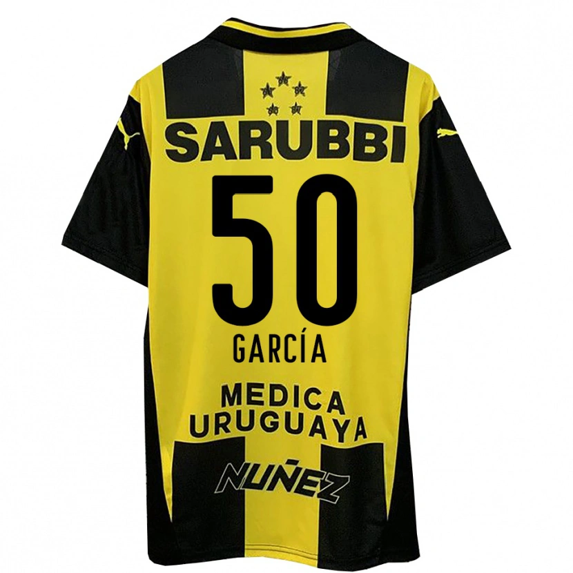 Danxen Damen Diego García #50 Gelb Schwarz Heimtrikot Trikot 2025/26 T-Shirt