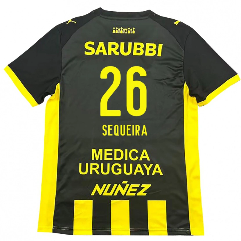 Danxen Damen Leonardo Sequeira #26 Gelb Schwarz Heimtrikot Trikot 2025/26 T-Shirt