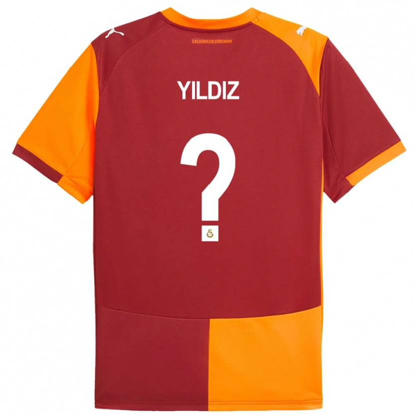 Danxen Damen Kuzey Yıldız #0 Rot Orange Heimtrikot Trikot 2025/26 T-Shirt