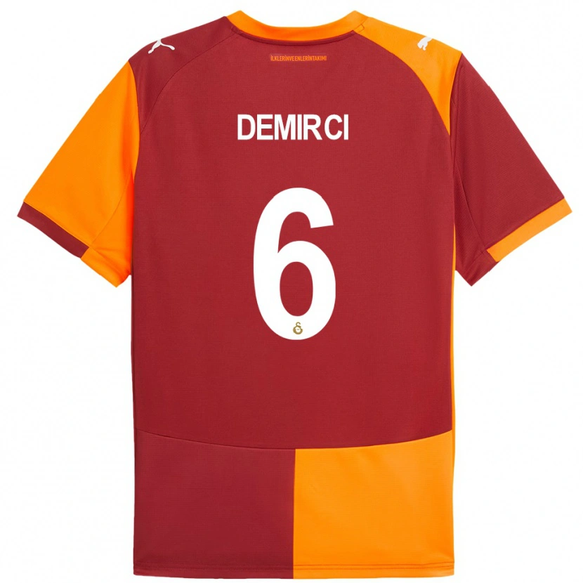 Danxen Damen Ayşe Demirci #6 Rot Orange Heimtrikot Trikot 2025/26 T-Shirt