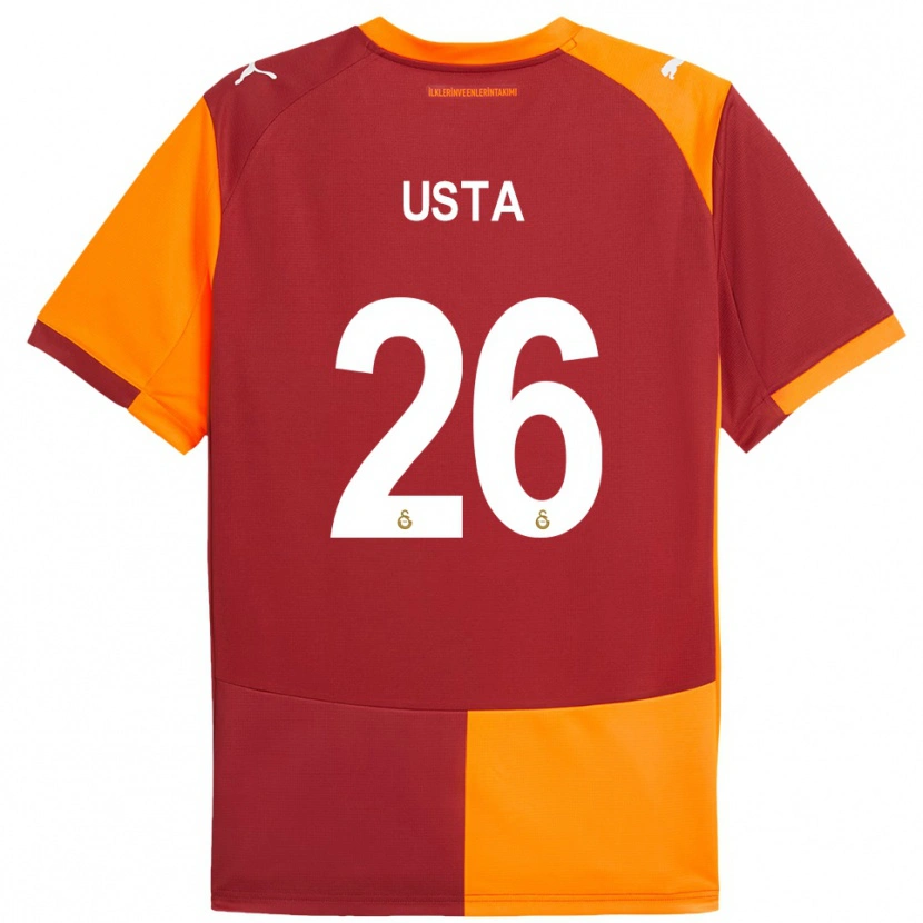 Danxen Damen Alanur Usta #26 Rot Orange Heimtrikot Trikot 2025/26 T-Shirt