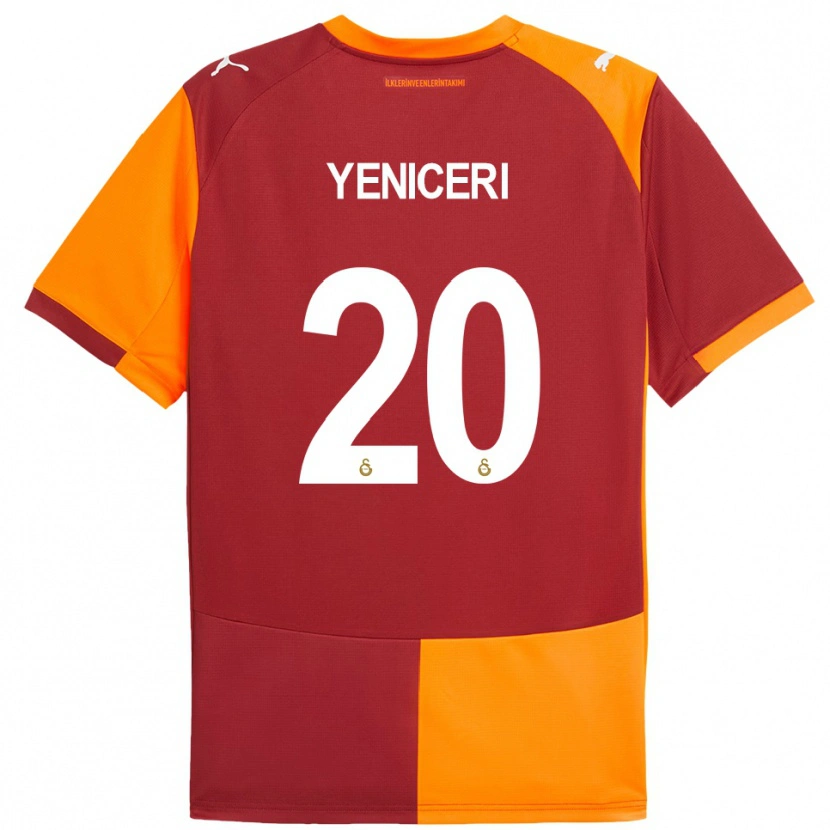 Danxen Damen Berna Yeniçeri #20 Rot Orange Heimtrikot Trikot 2025/26 T-Shirt