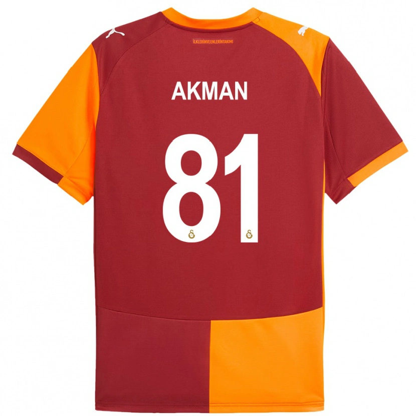 Danxen Damen Hamza Akman #81 Rot Orange Heimtrikot Trikot 2025/26 T-Shirt