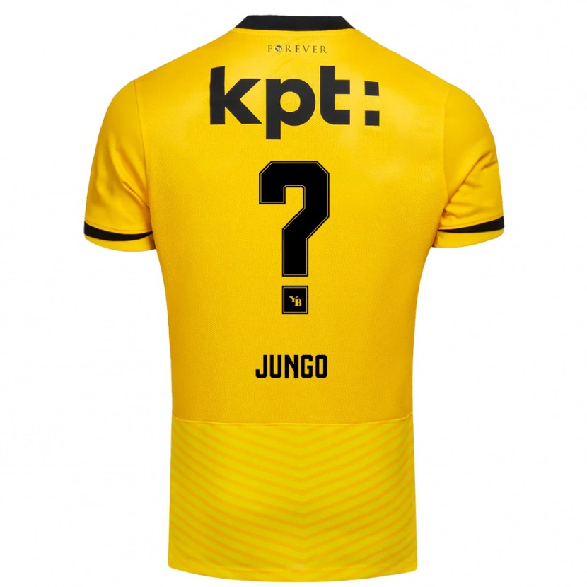 Danxen Damen Matéo Jungo #0 Gelb Schwarz Heimtrikot Trikot 2025/26 T-Shirt