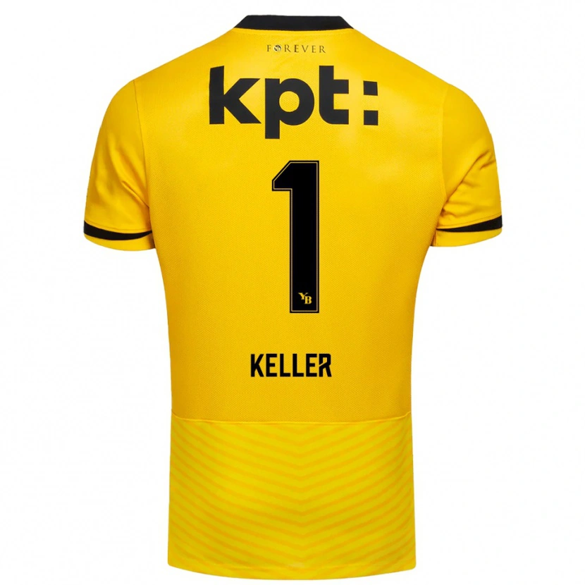 Danxen Damen Marvin Keller #1 Gelb Schwarz Heimtrikot Trikot 2025/26 T-Shirt