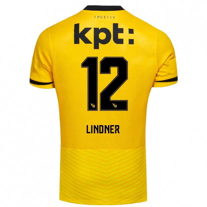 Danxen Damen Heinz Lindner #12 Gelb Schwarz Heimtrikot Trikot 2025/26 T-Shirt