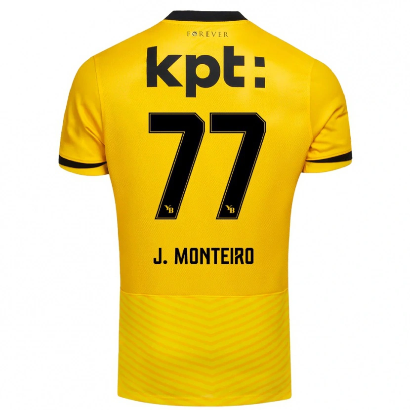 Danxen Damen Joël Monteiro #77 Gelb Schwarz Heimtrikot Trikot 2025/26 T-Shirt