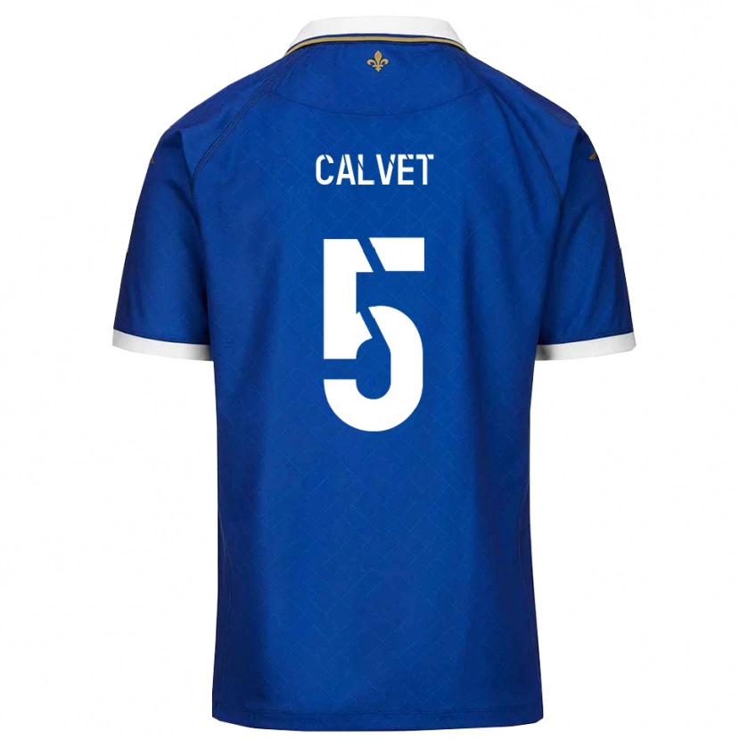 Danxen Damen Raphaël Calvet #5 Blau Gold Heimtrikot Trikot 2025/26 T-Shirt